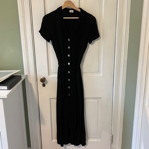 ARITZIA - Wilfred black shirt dress - Meghan Markle dress